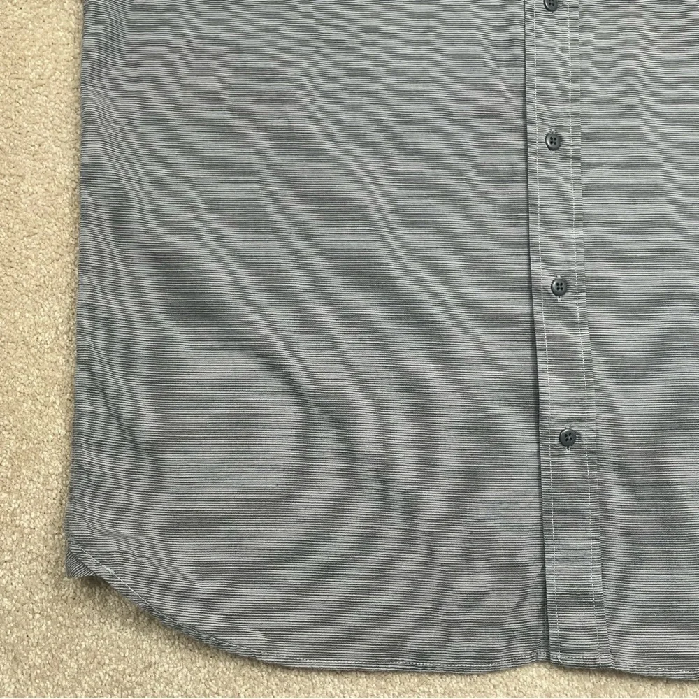 North Face Shirt Adult Extra Large Gray Button Up Hiking Casual Outdoor Men